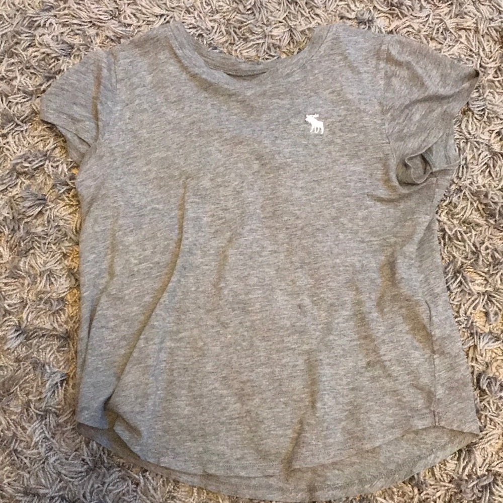 kids abercrombie gray t-shirt